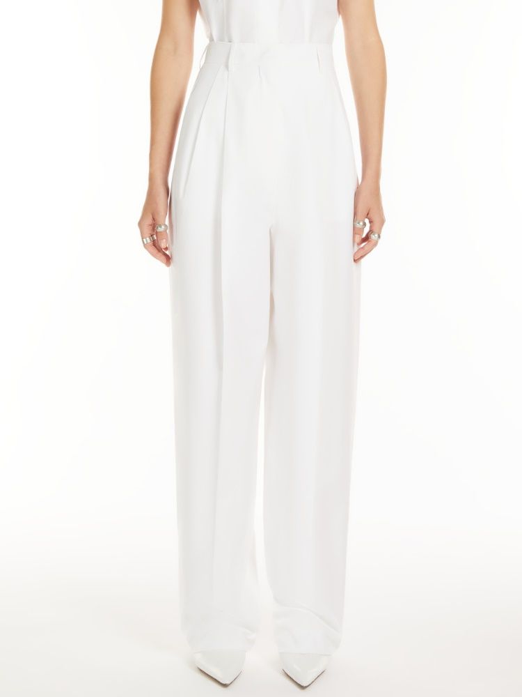 MAX MARA SPORTMAX Leone Pences Cotton Trousers - Women's Fit