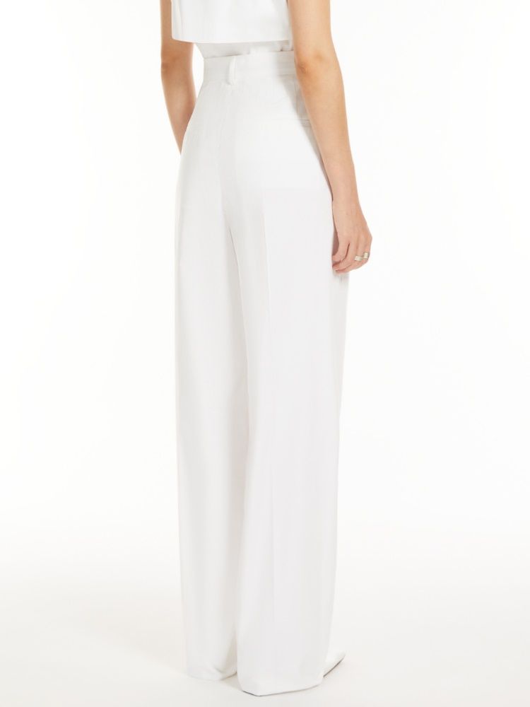 MAX MARA SPORTMAX Leone Pences Cotton Trousers - Women's Fit