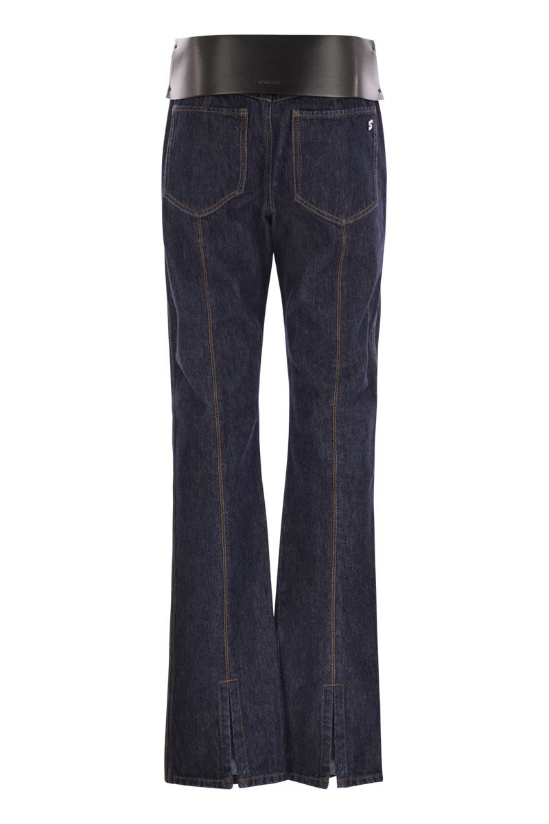 MAX MARA SPORTMAX 5-Pocket Dark Denim Pants