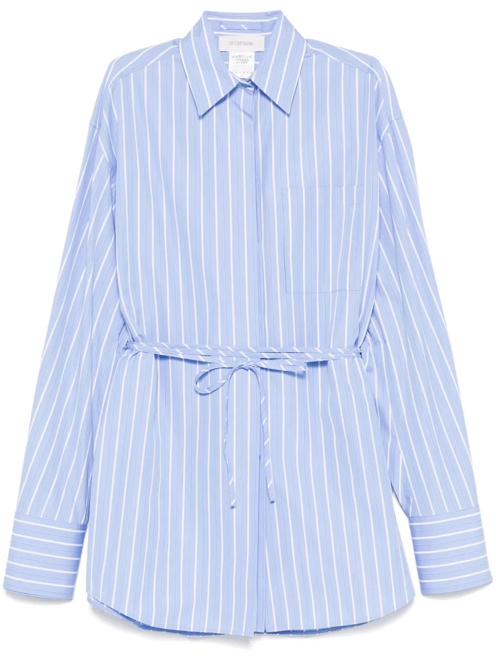 SPORTMAX Oversized Signature Shirt - Size 38