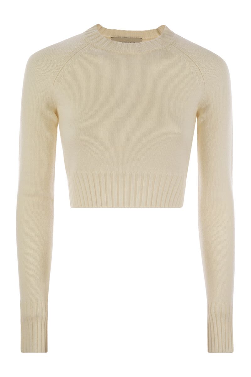 MAX MARA SPORTMAX Mini Cashmere and Wool Sweater