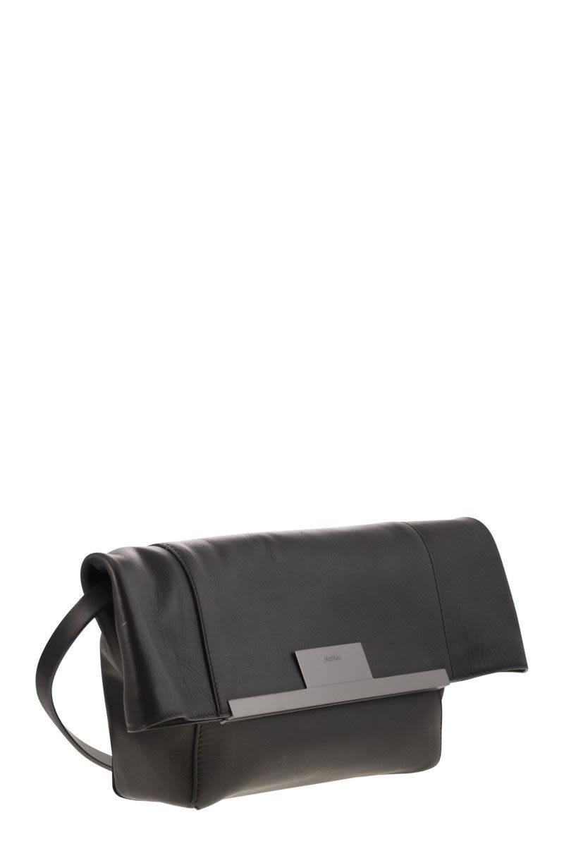 MAX MARA Mini Natural Leather Clutch Handbag