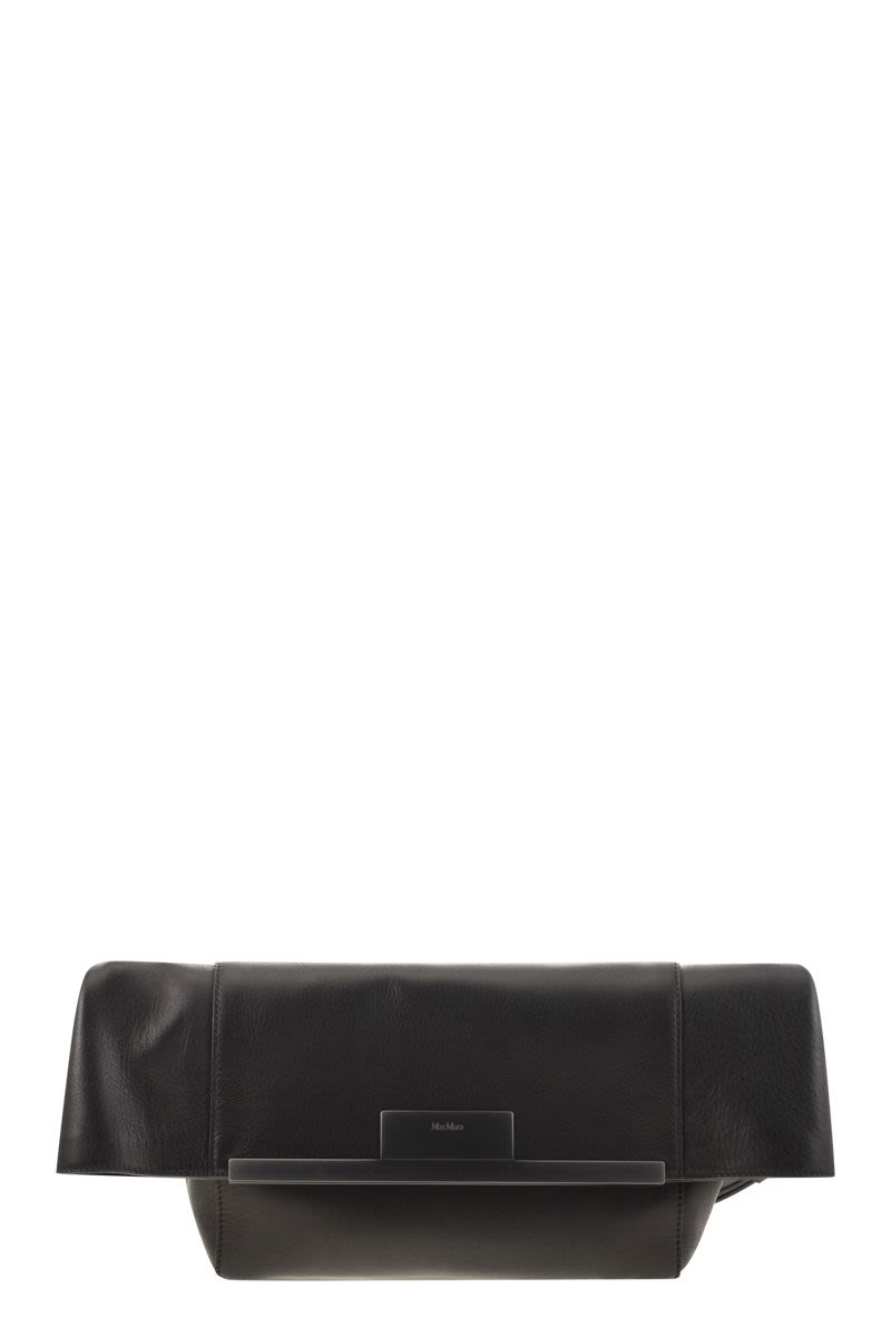 MAX MARA Mini Natural Leather Clutch Handbag