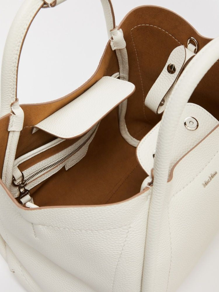 MAX MARA Drummed Marine Mini Handbag