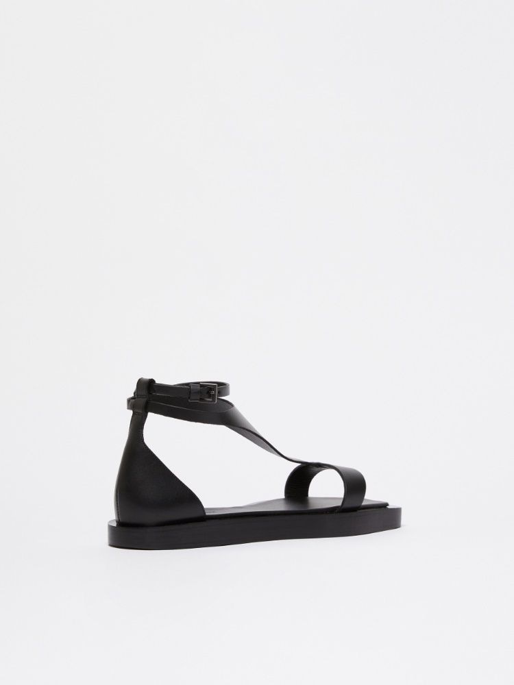 MAX MARA Velaflat Leather Sandals for Women