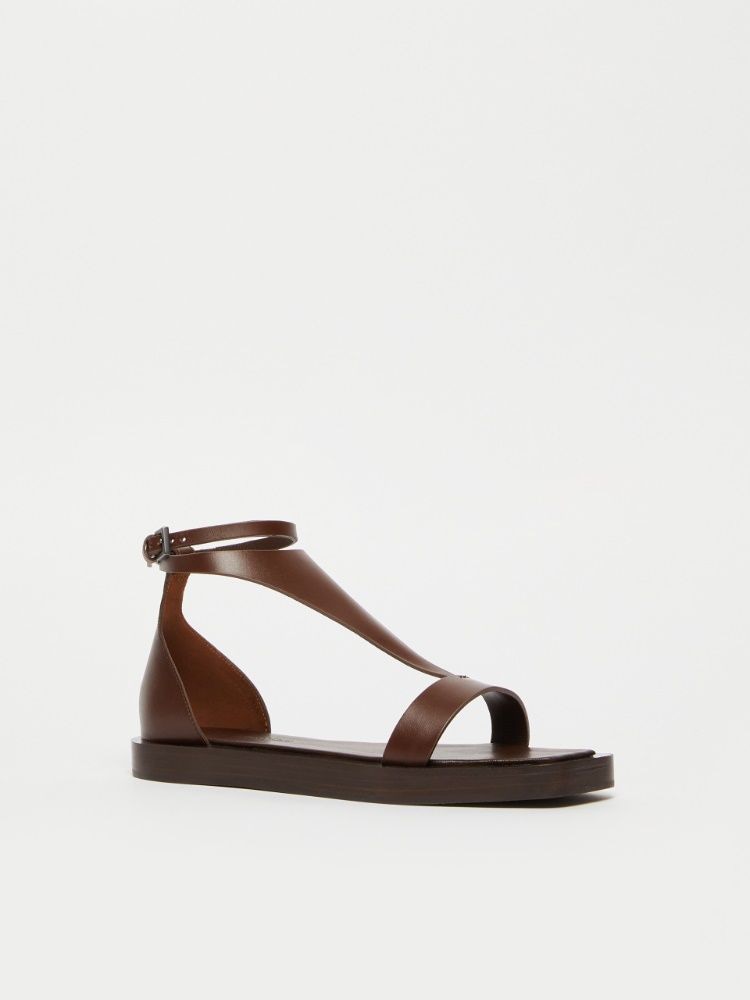 MAX MARA Elegant Leather Sandals for Women