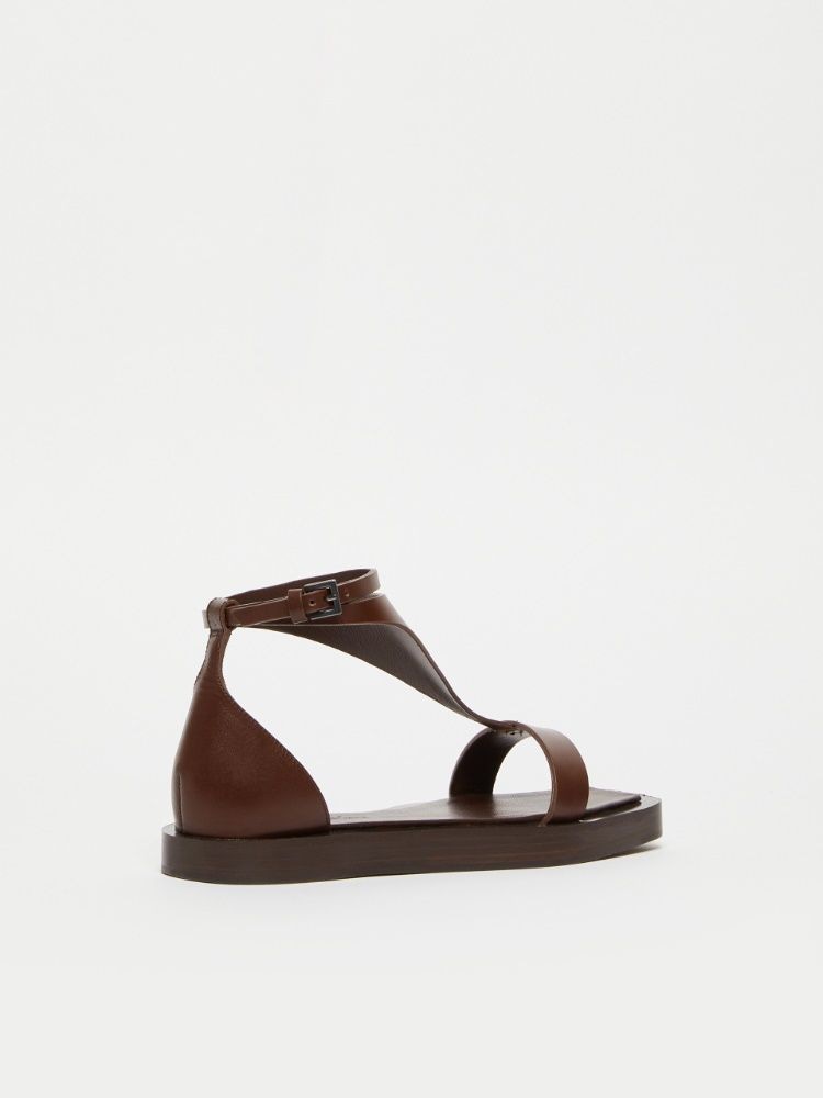 MAX MARA Elegant Leather Sandals for Women