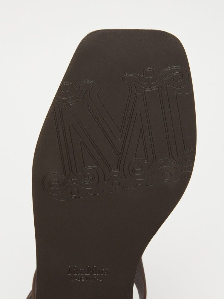 MAX MARA Elegant Leather Sandals for Women