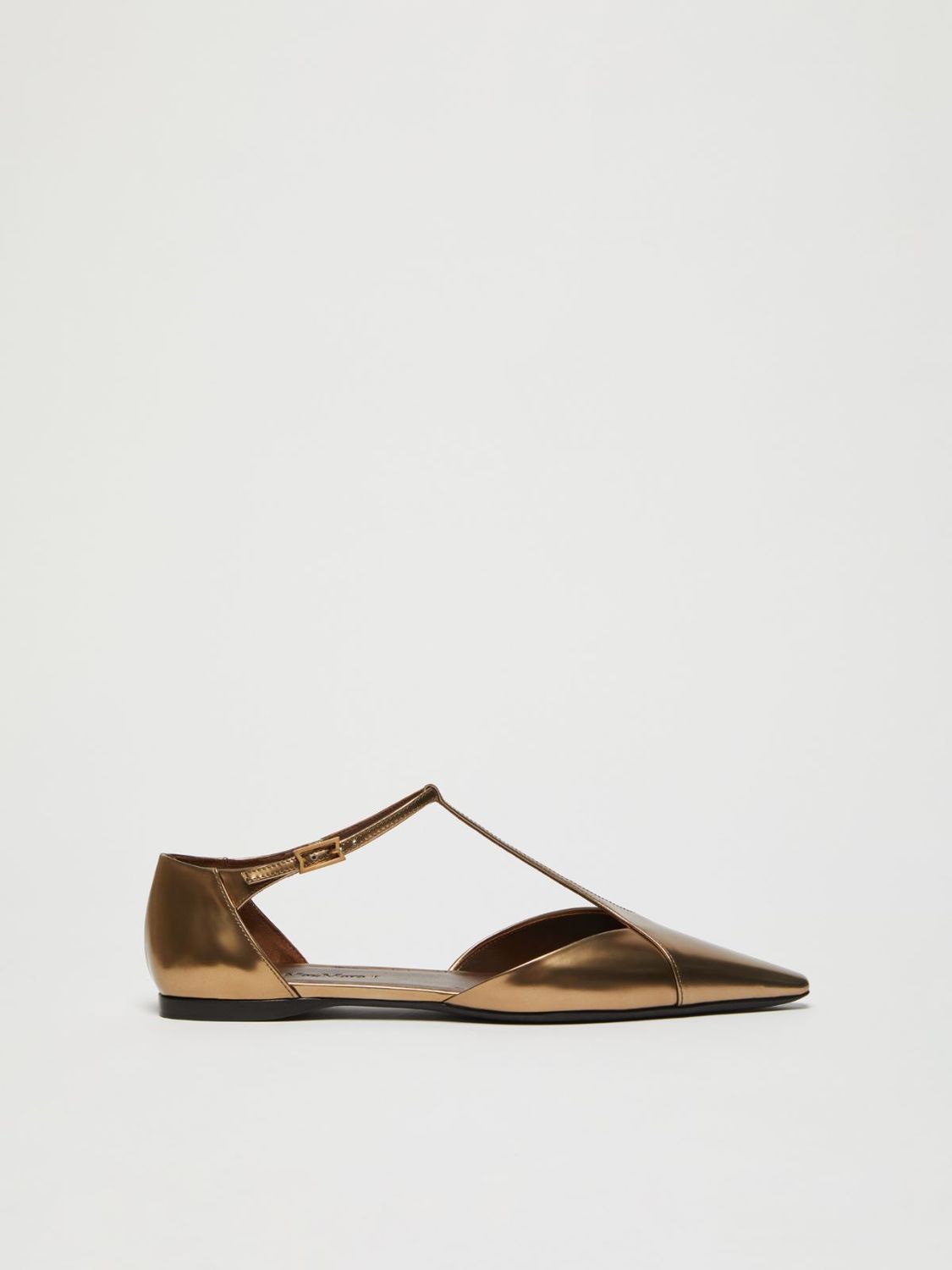 MAX MARA Elegance Meets Comfort: Women's Leather Ballerina Shoes