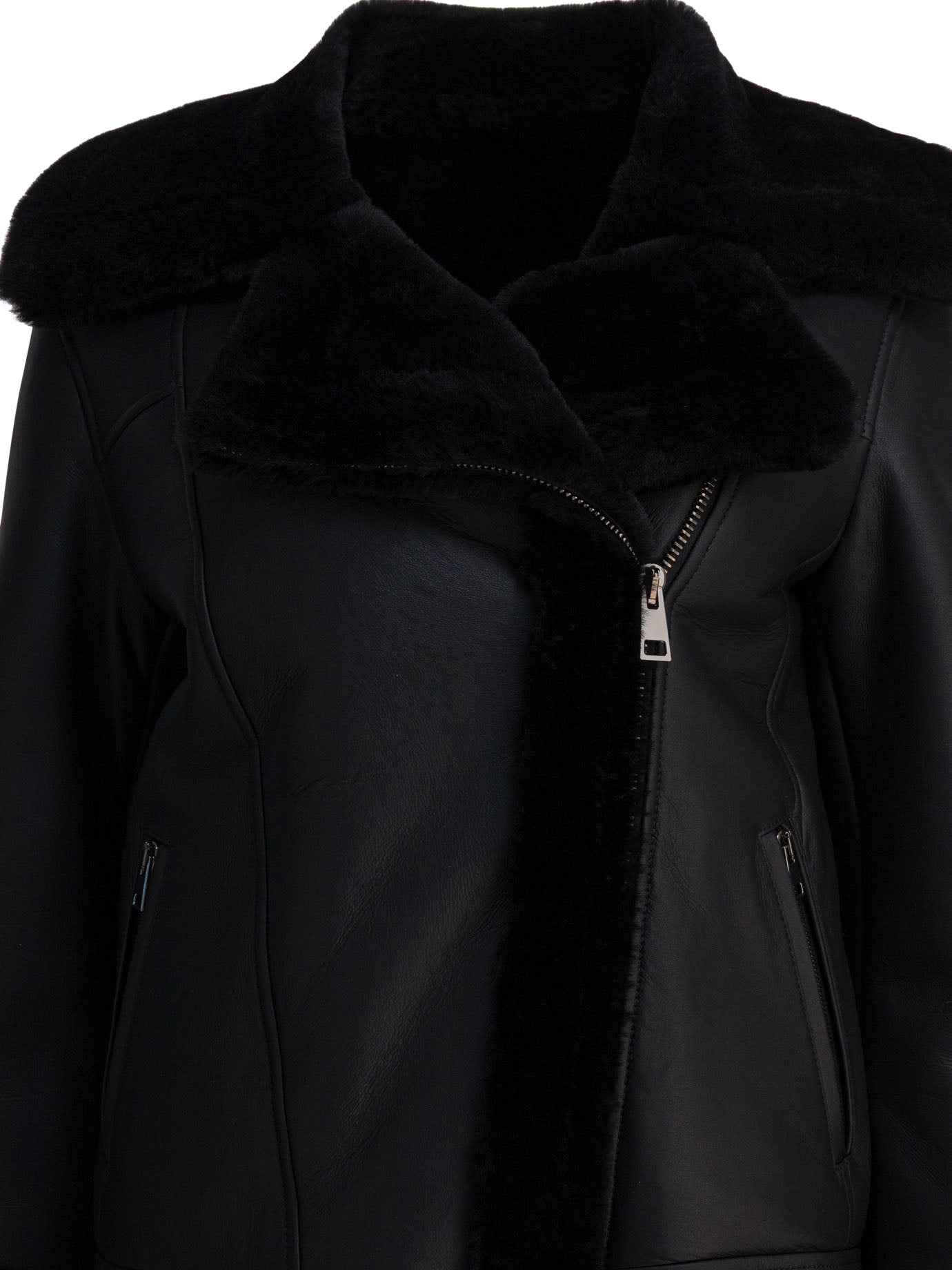 BLANCHA Stylish Shearling Jacket for Women - FW25 Collection