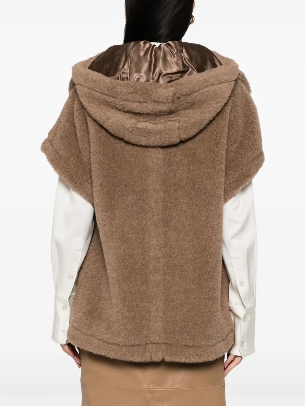 MAX MARA Teddy Cape Vest Size SM