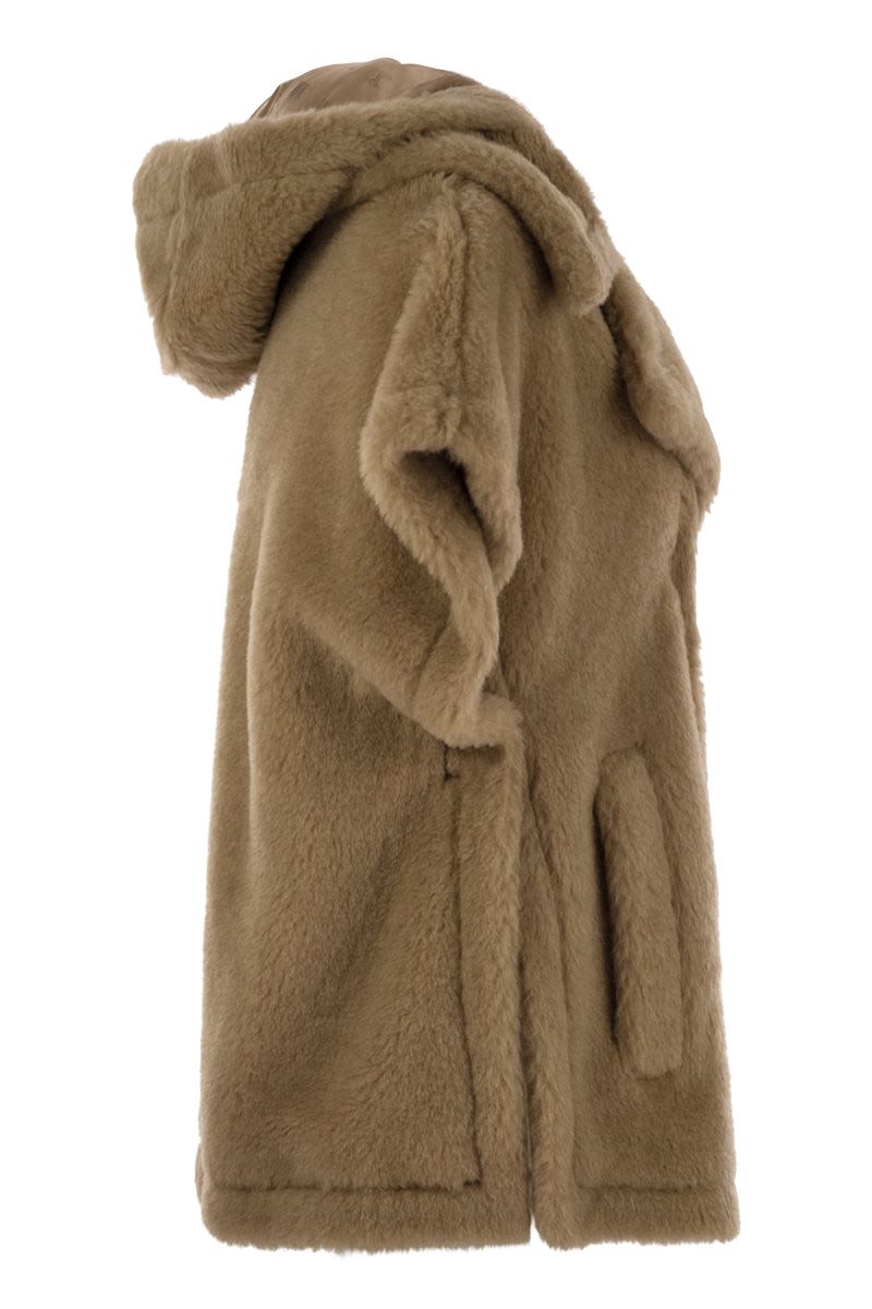 MAX MARA Iconic Teddy Fabric Cape Vest