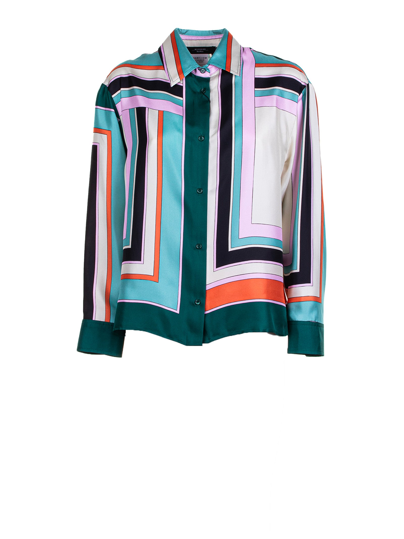 WEEKEND MAX MARA Printed Silk Twill Shirt