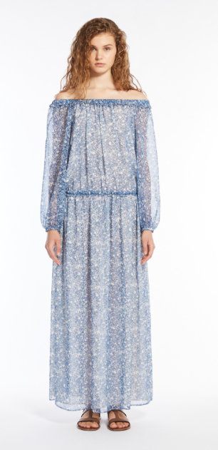 WEEKEND MAX MARA Floral Off-Shoulder Mini Dress