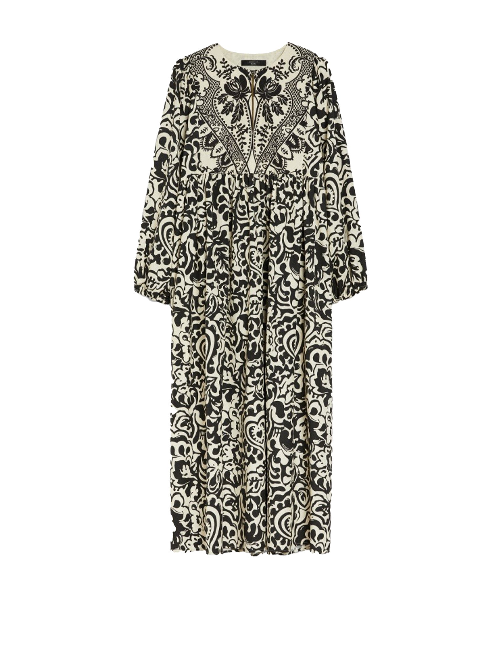 WEEKEND MAX MARA Long Cotton Patterned Dress