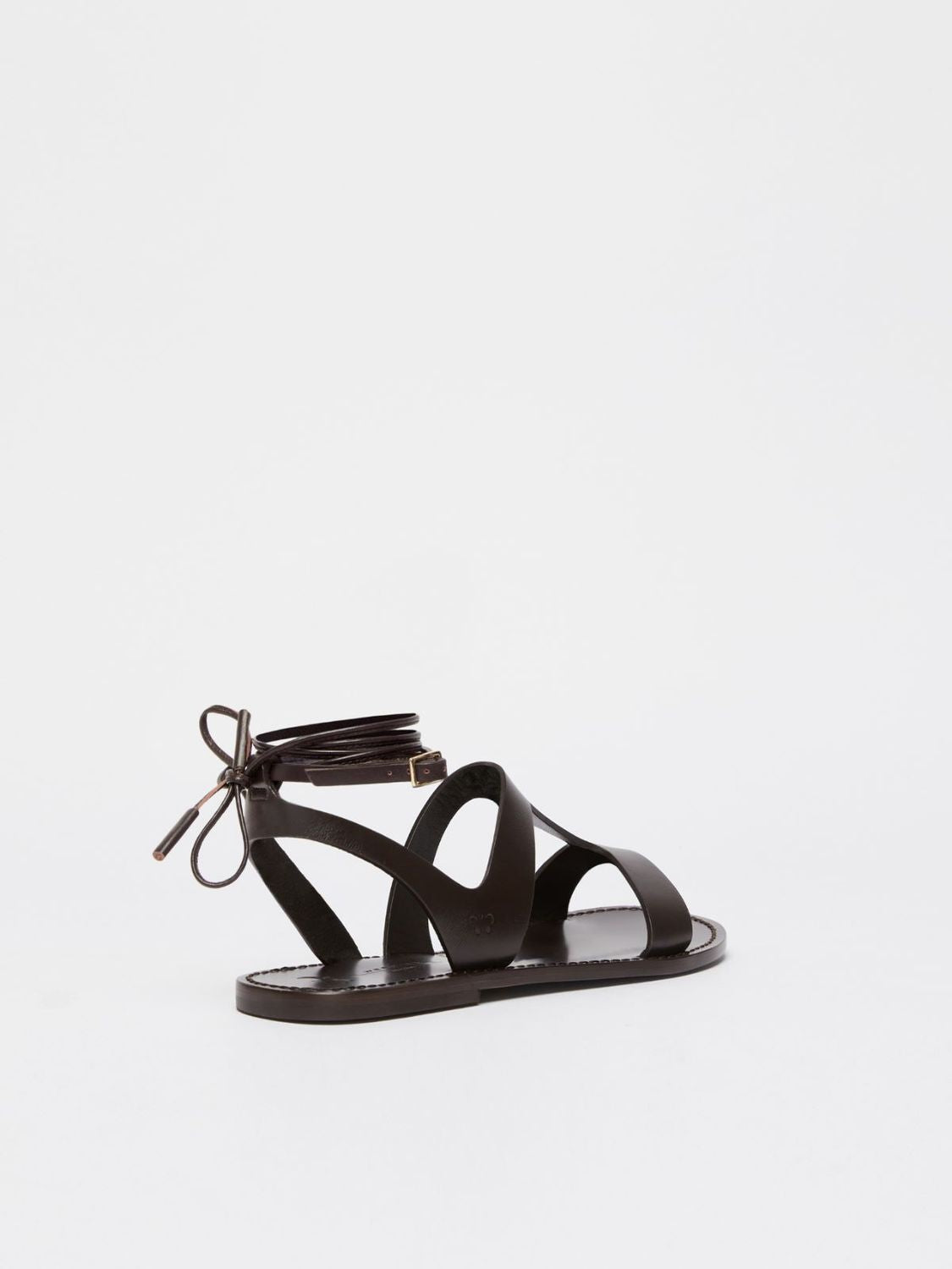 WEEKEND MAX MARA Elegant Leather Mini Sandals for Women