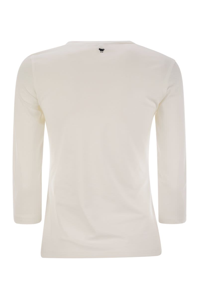 WEEKEND MAX MARA Weekend Multi-A T-Shirt for Women - 3/4 Sleeve Boat Neck