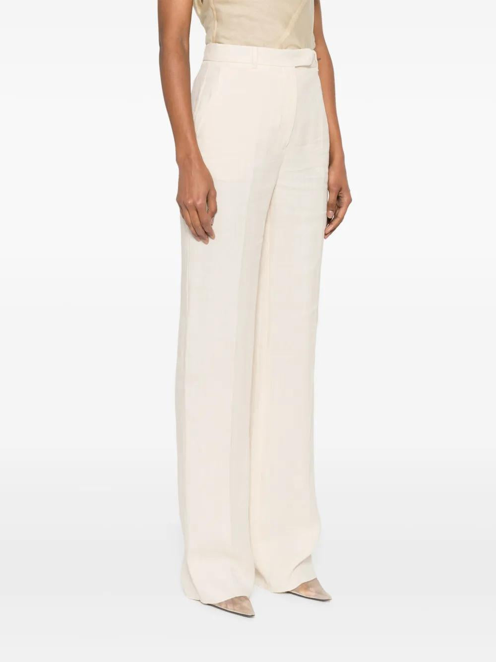 MAX MARA STUDIO Butter Linen Trousers