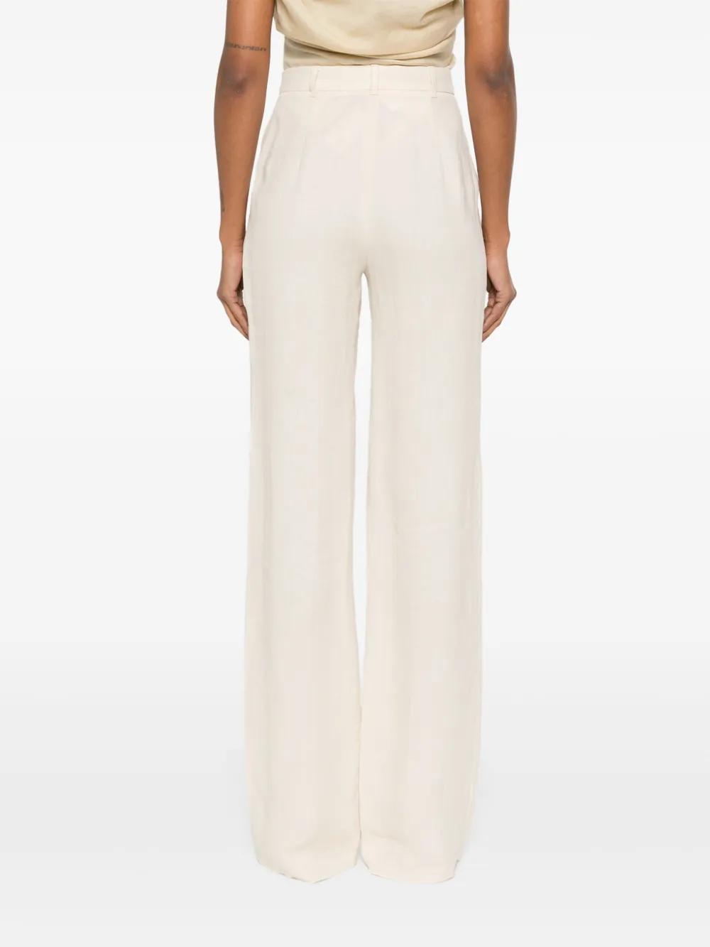 MAX MARA STUDIO Butter Linen Trousers