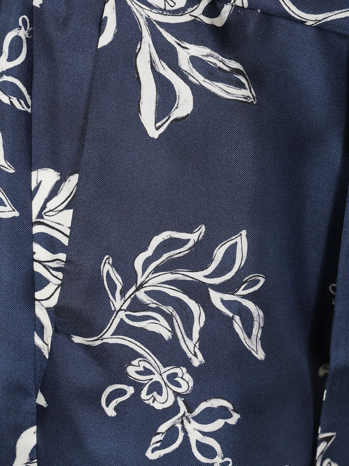 MAX MARA S Silk Twill Printed Trousers