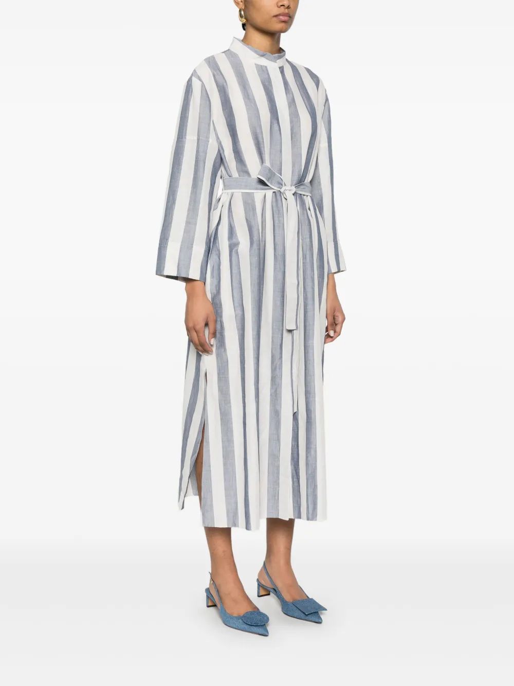 S MAX MARA Linen Utility Dress for Women - SS25