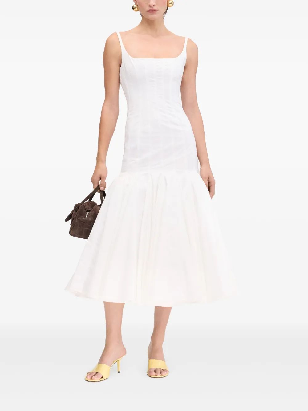 JACQUEMUS Mini Dress with Elegant Draping