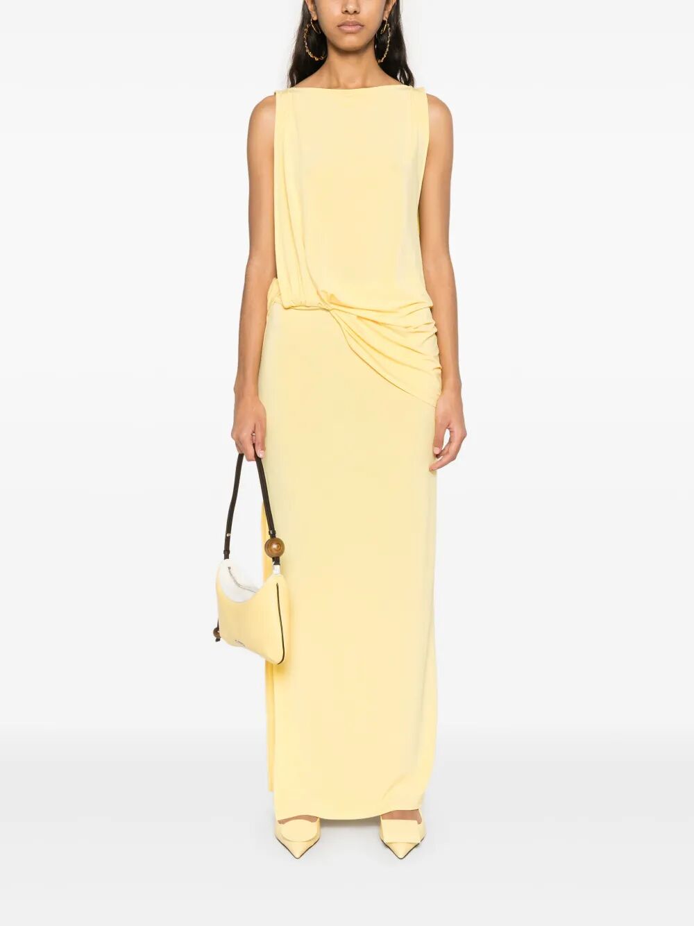 JACQUEMUS The Long Peplo Dress