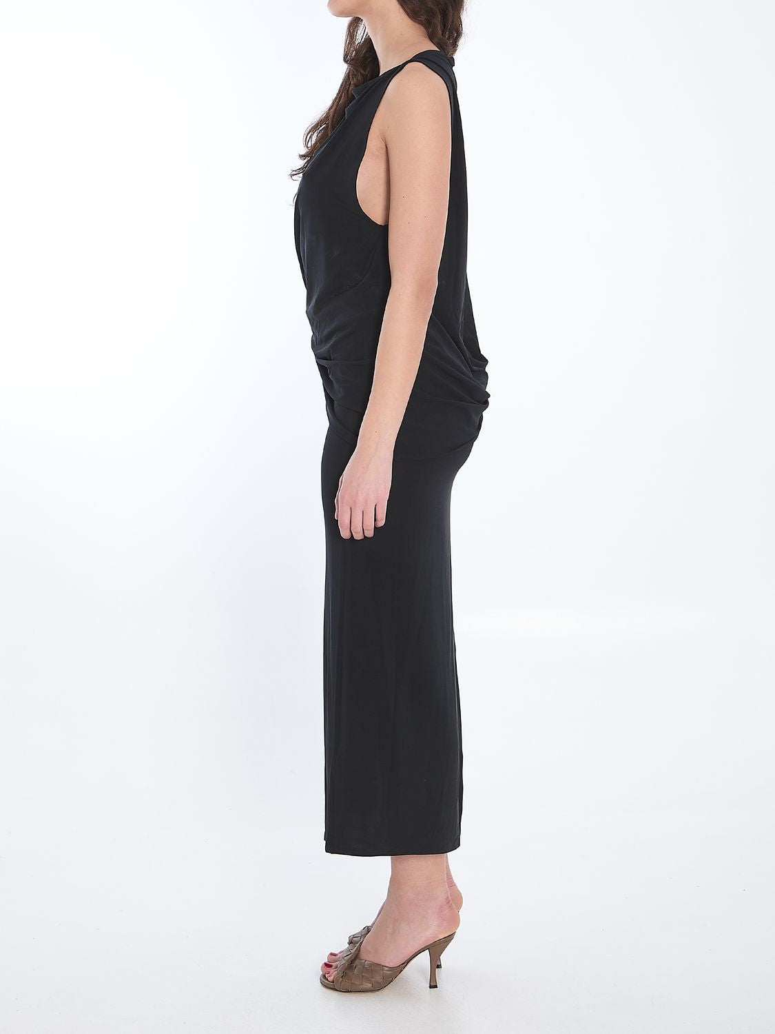 JACQUEMUS The Long Peplo Dress