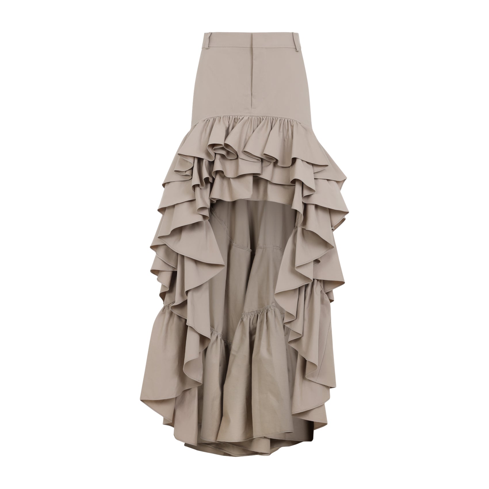 MOSCHINO COUTURE Cotton Long Skirt for Women - SS25 Collection