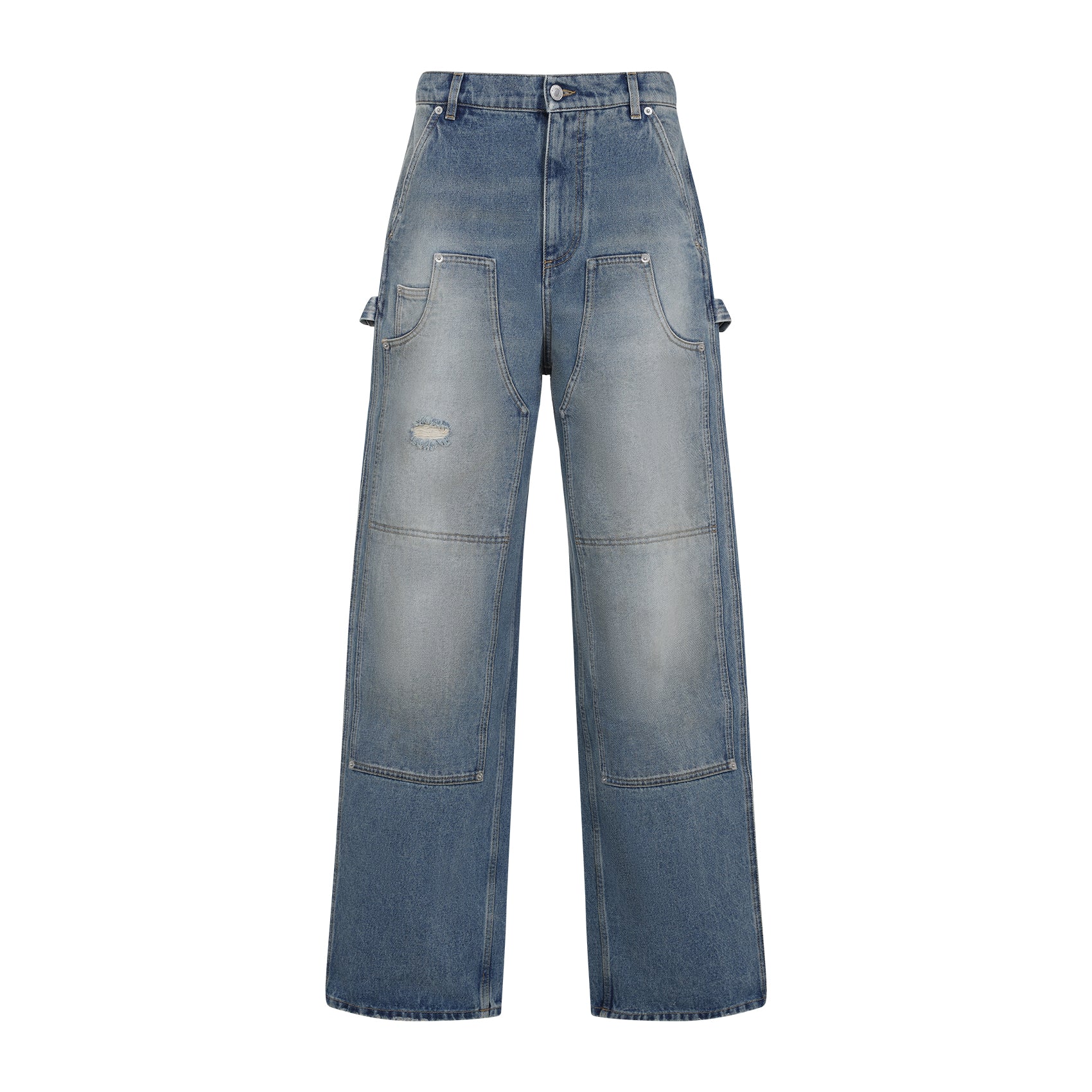 MOSCHINO COUTURE Couture Cotton Jeans for Women - SS25 Collection