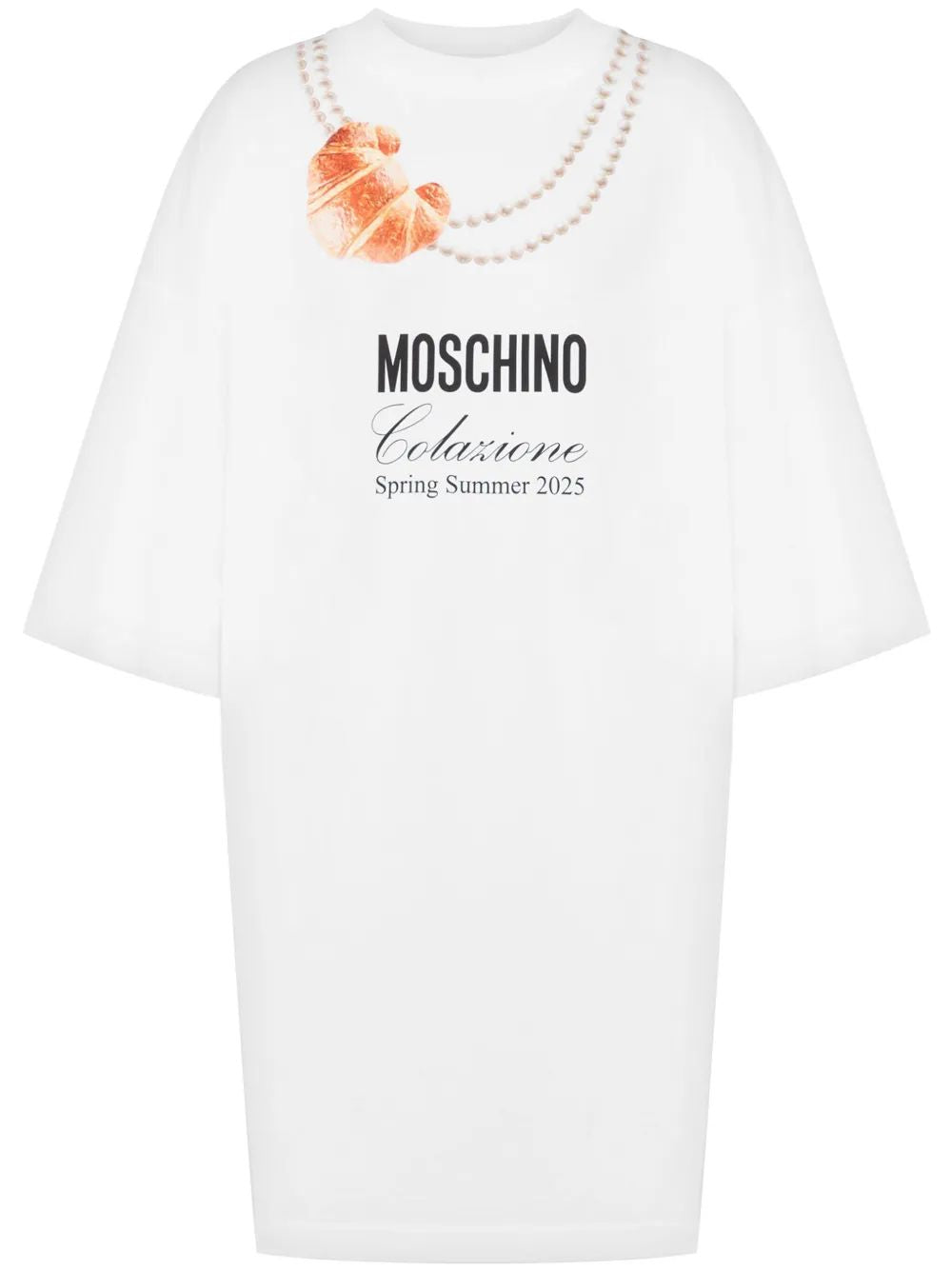 MOSCHINO COUTURE Chic Logo-Print Mini Dress for Women