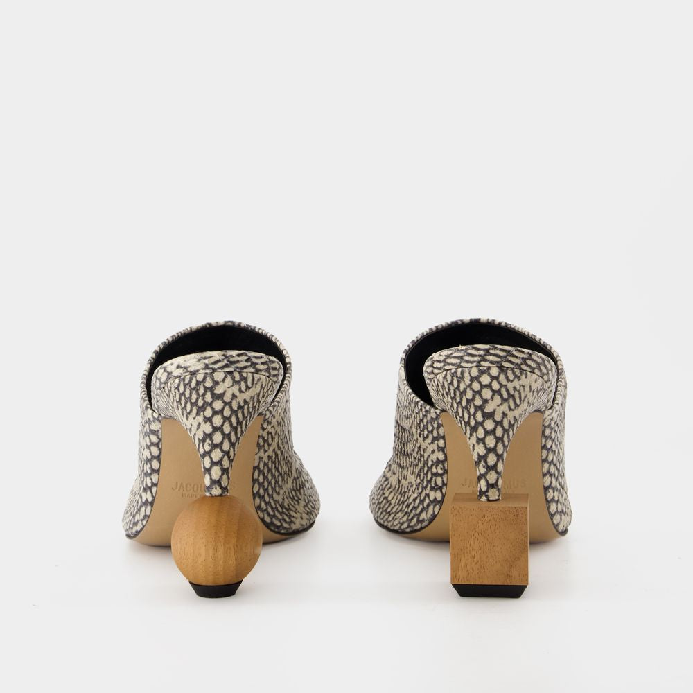 JACQUEMUS Mini Printed Flat Pumps for Women