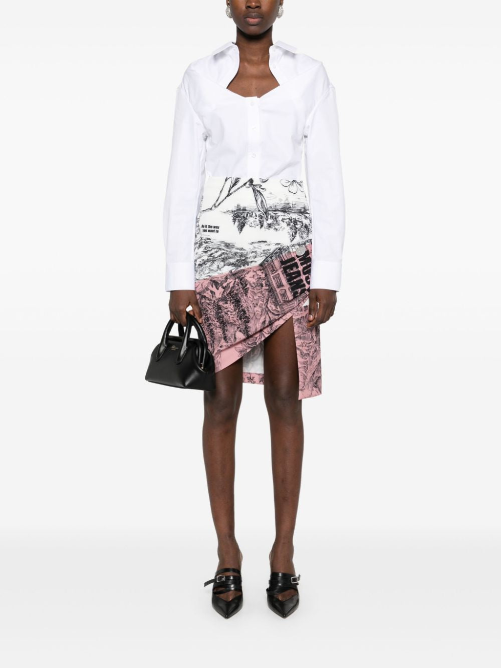 MOSCHINO JEANS Chic Mini Polyester Skirt for Women