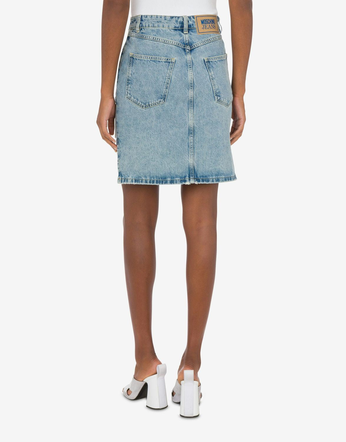 MOSCHINO JEANS Denim Mini Skirt