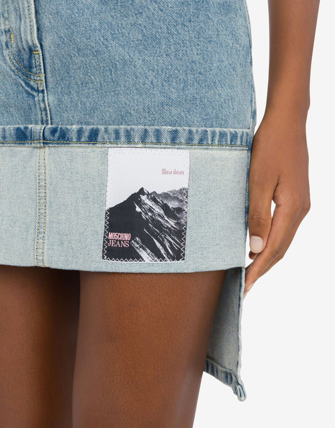 MOSCHINO JEANS Denim Mini Skirt