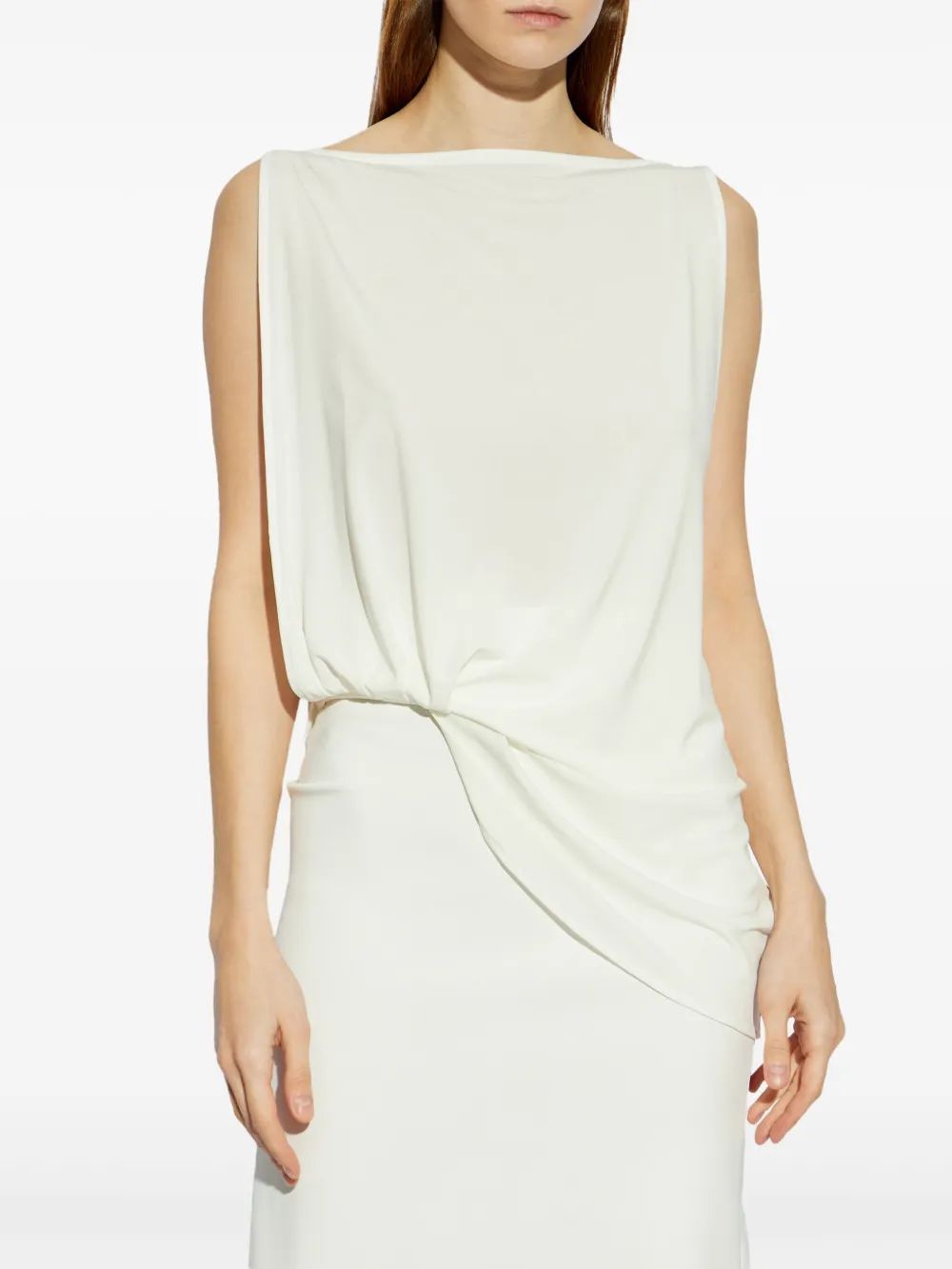 JACQUEMUS Asymmetric Peplo Top