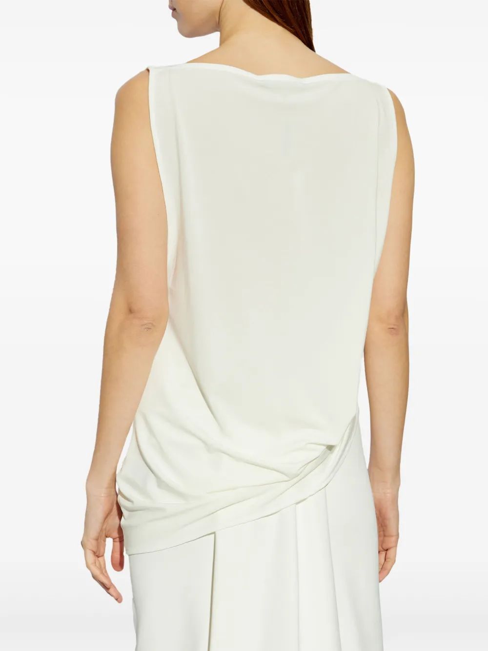 JACQUEMUS Asymmetric Peplo Top