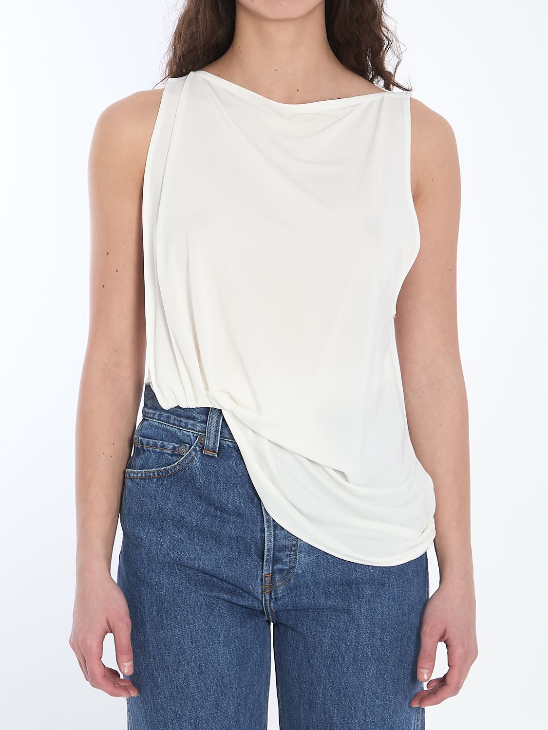 JACQUEMUS Twist Detailed Mini Top for Women