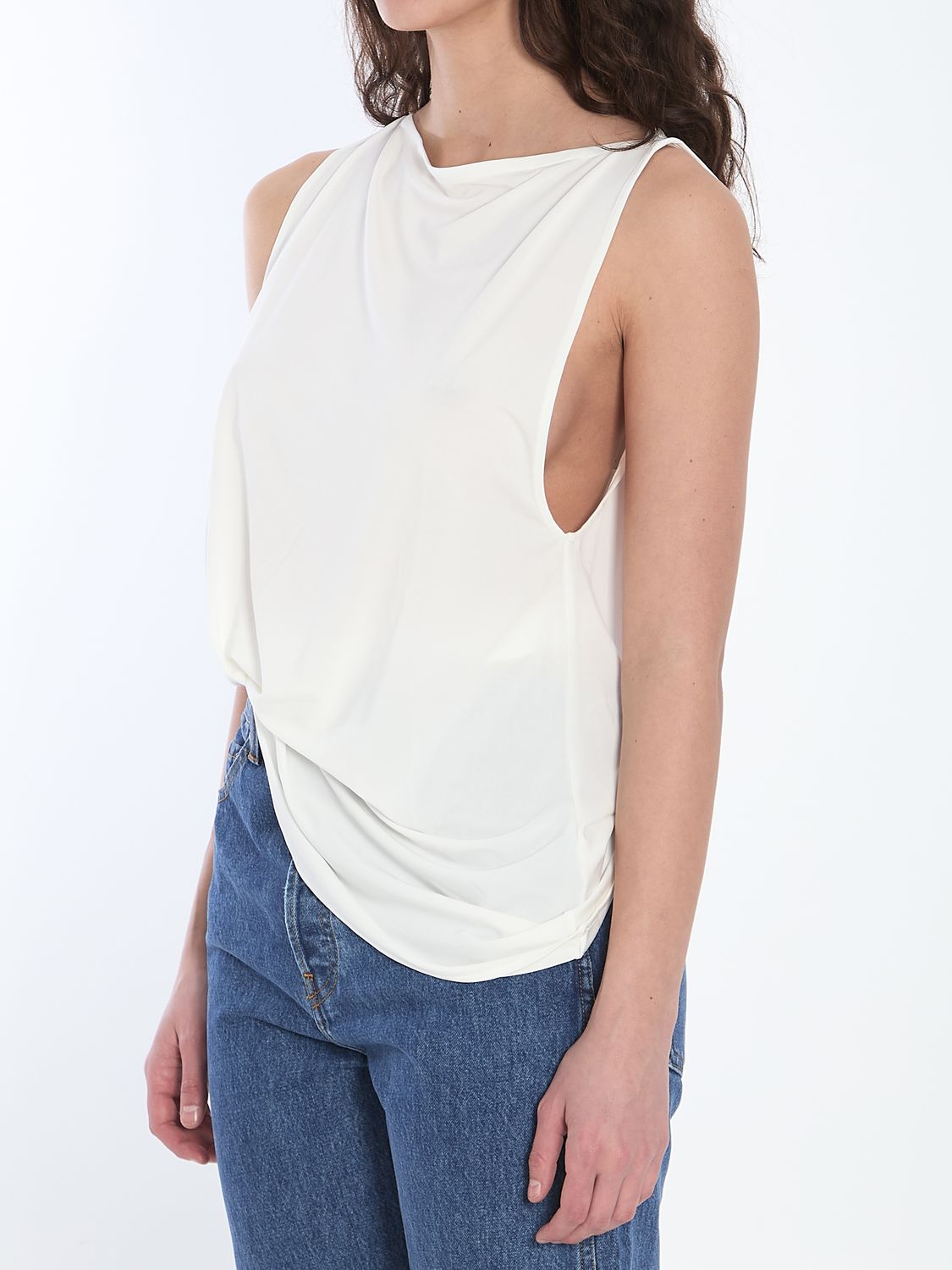 JACQUEMUS Twist Detailed Mini Top for Women