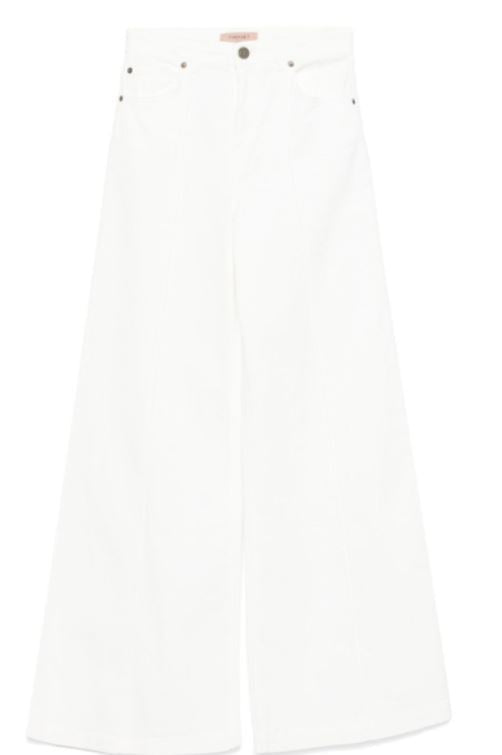 TWIN-SET 100% Cotton Trousers for Women