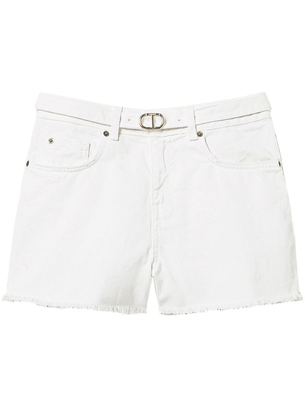 TWIN-SET Comfortable Cotton Mini Shorts for Women