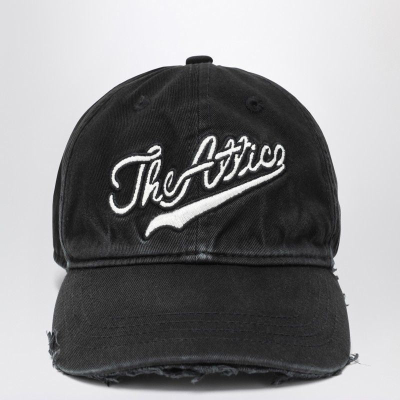THE ATTICO Vintage-Effect Baseball Cap