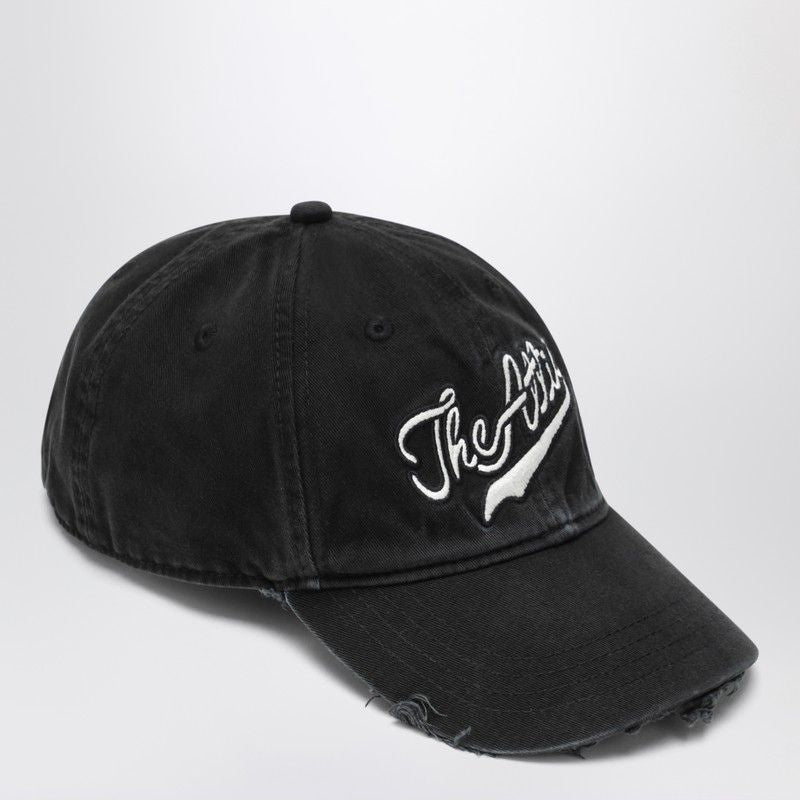 THE ATTICO Vintage-Effect Baseball Cap