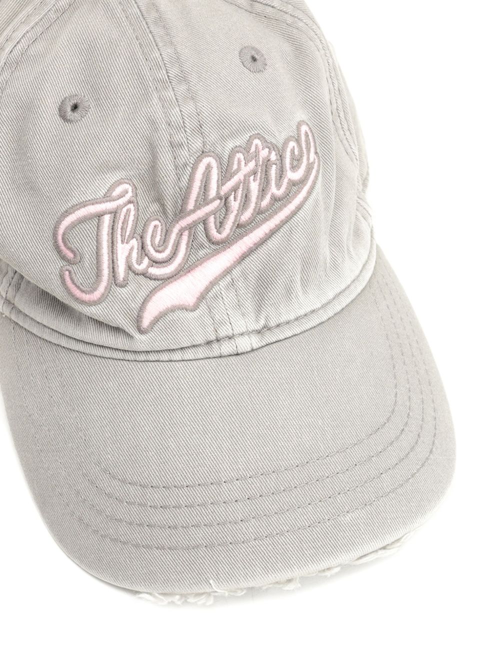 THE ATTICO Logo Canvas Baseball Cap