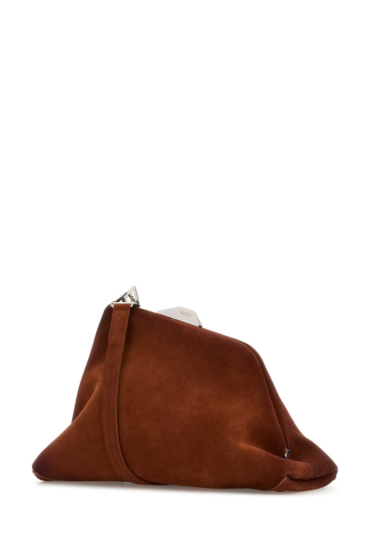 THE ATTICO Day Off Suede Clutch