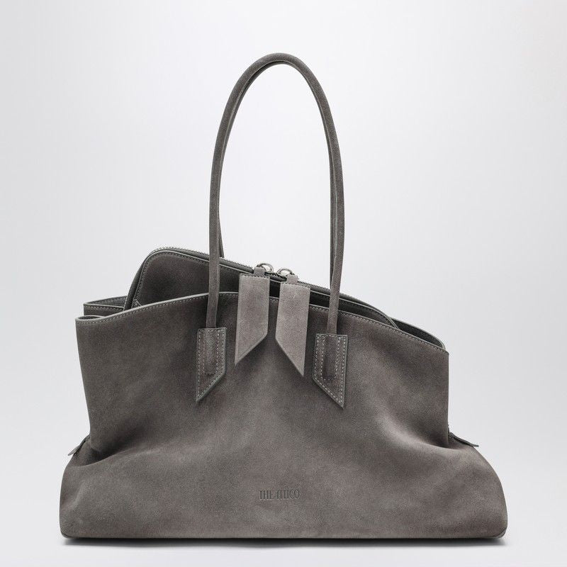 THE ATTICO Medium Brushed Suede Handbag