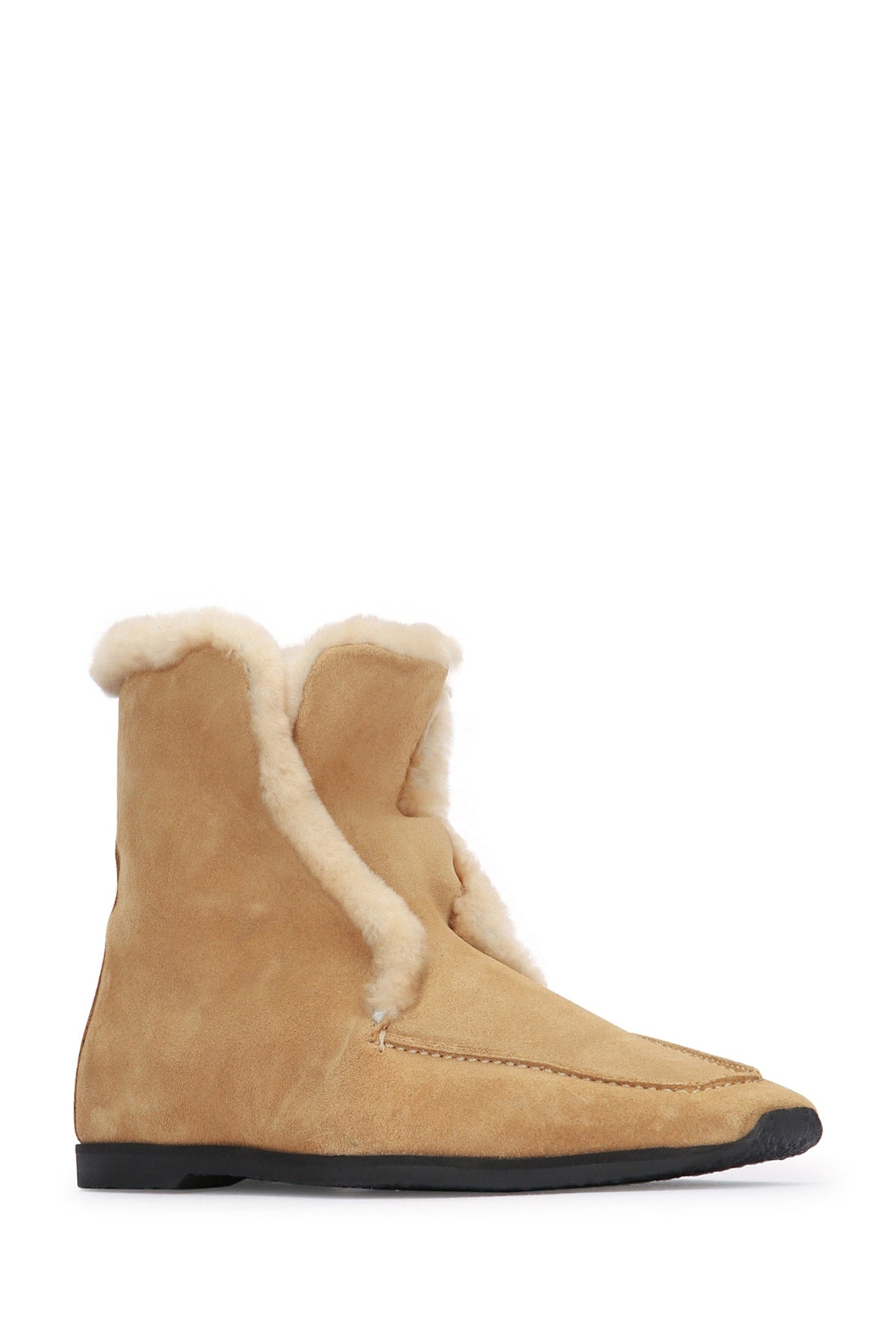 TOTEME Shearling-Edge Winter Boots for Women