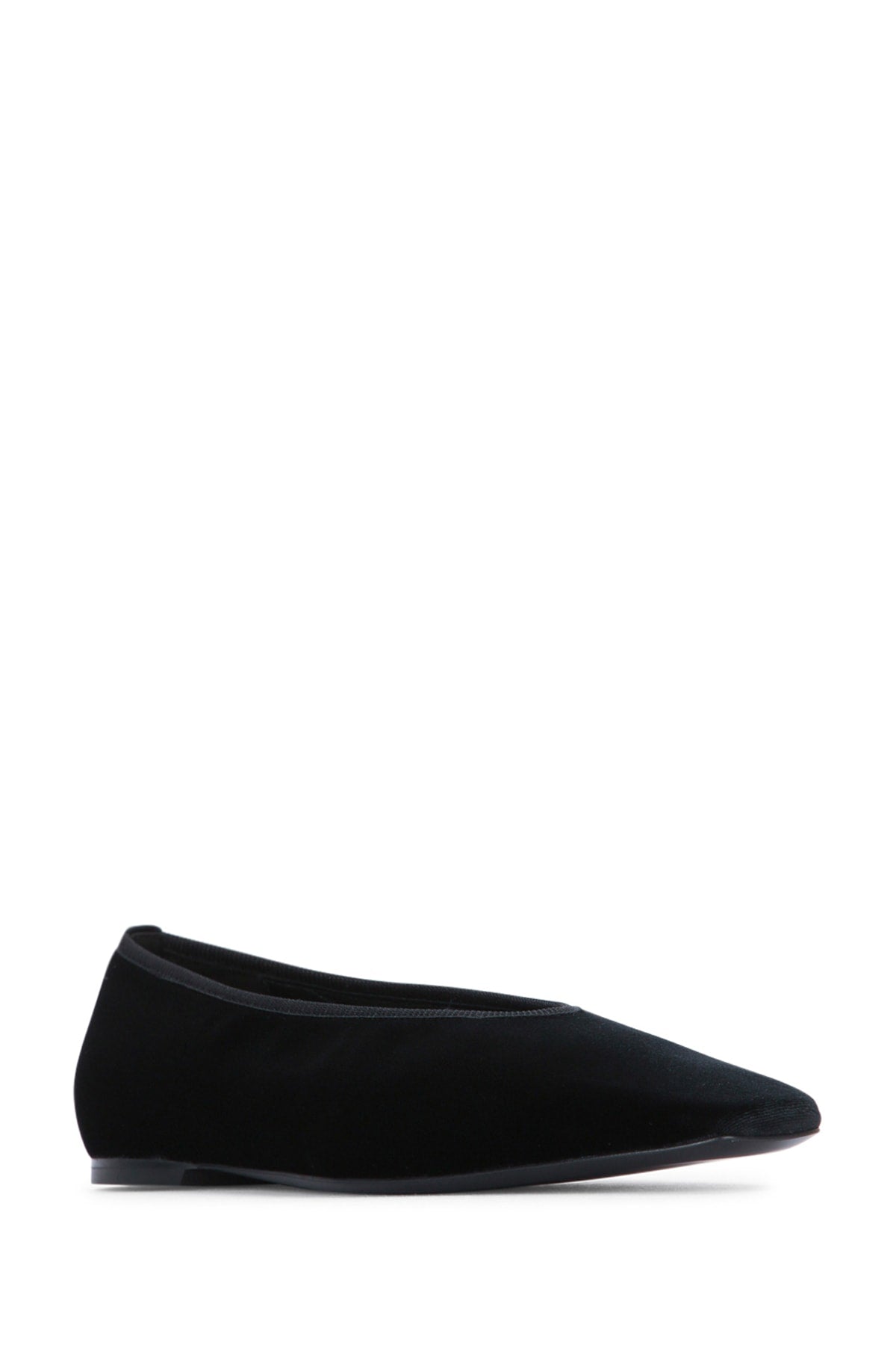 TOTEME Minimalist Velvet Ballerinas for Women