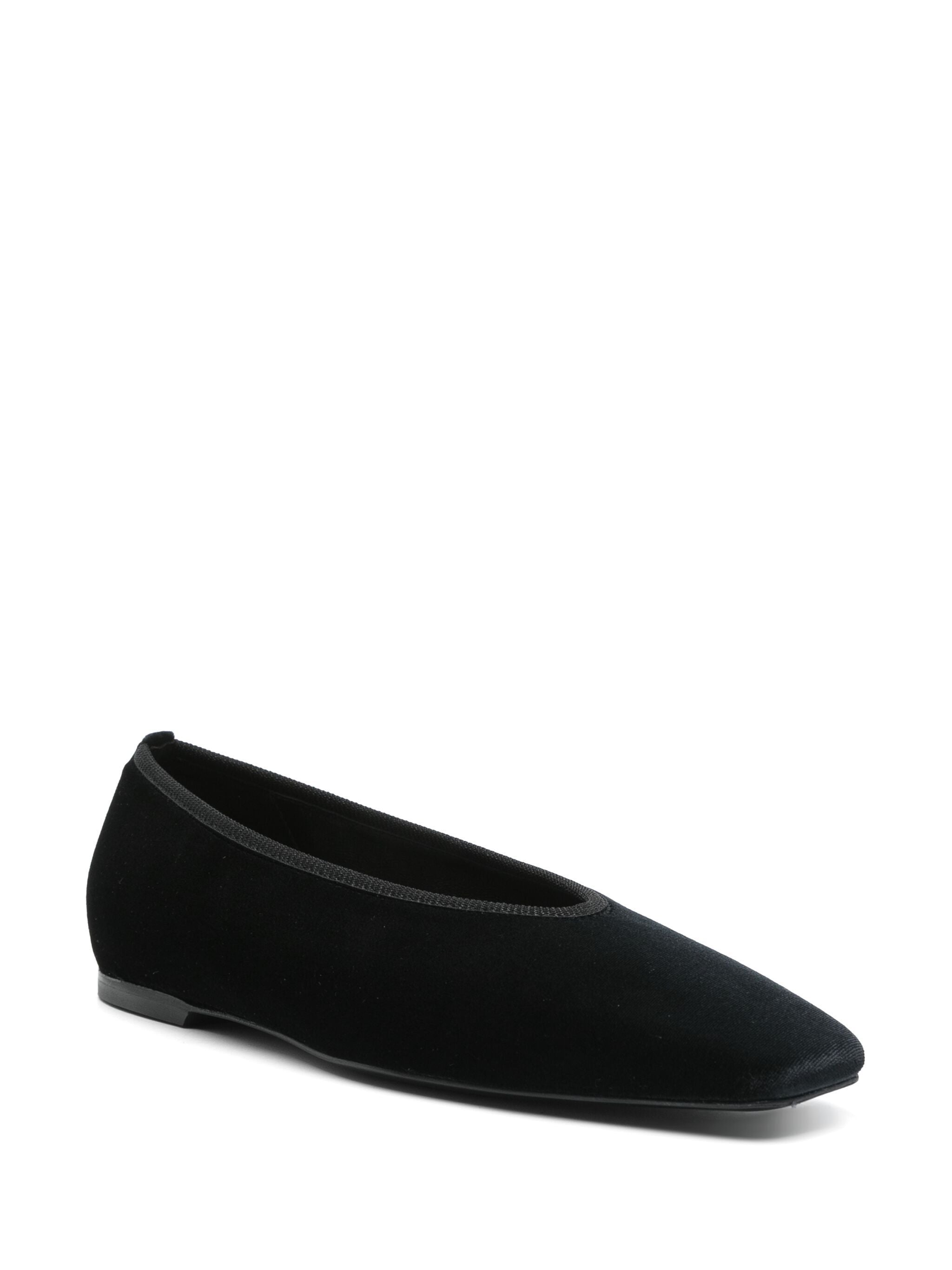 TOTEME Minimalist Velvet Ballerinas for Women