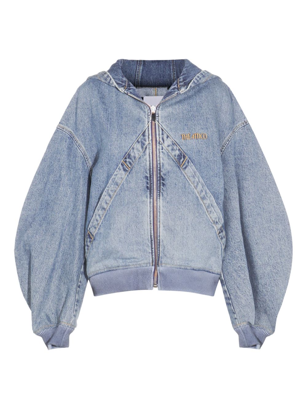 THE ATTICO Hooded Denim Jacket for Women